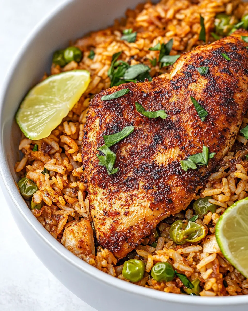 Delicious Cajun Chicken and Rice image