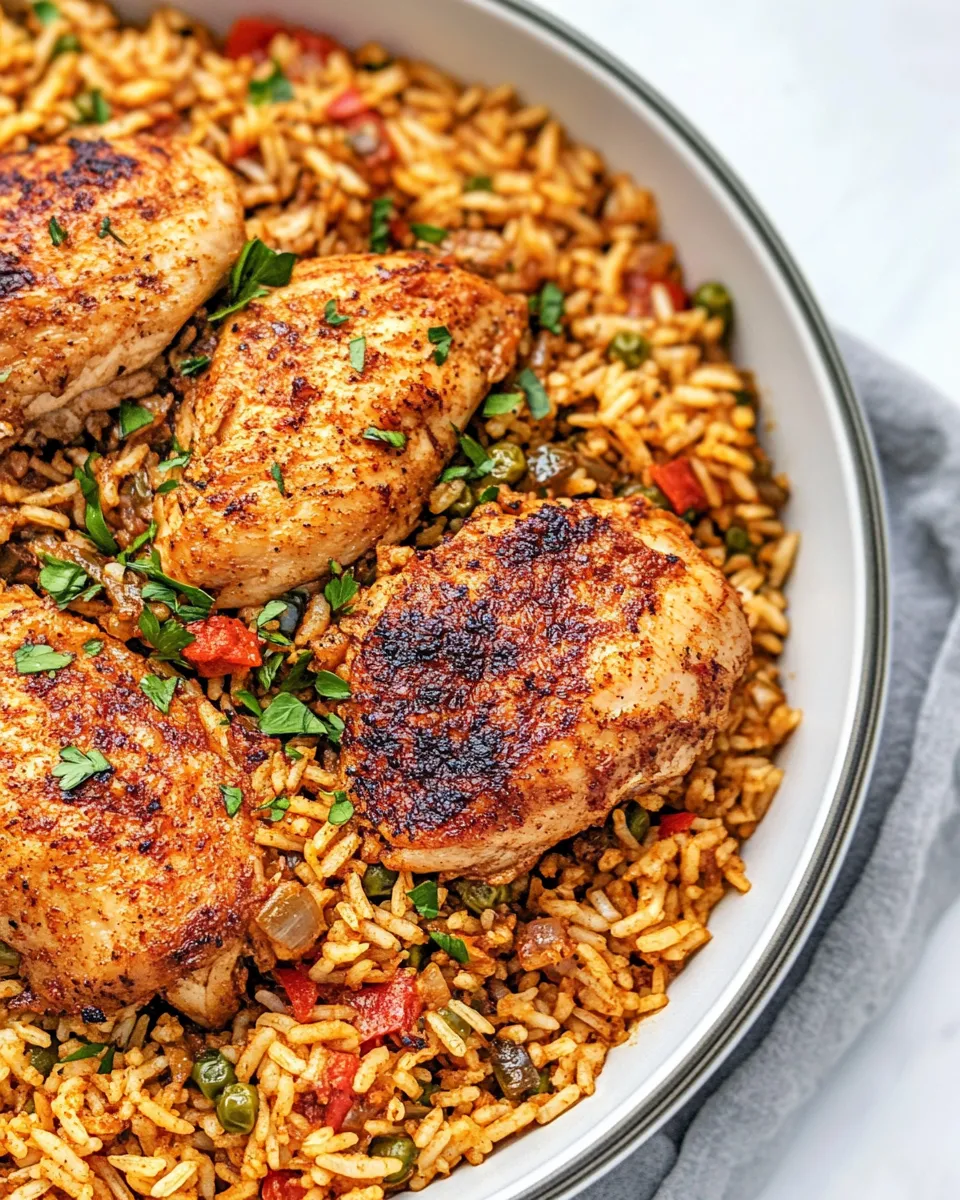 Quick Cajun Chicken and Rice recipe photo