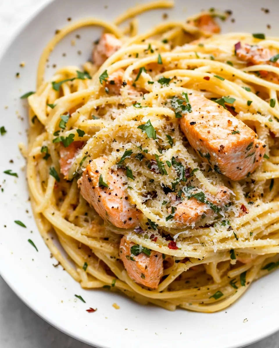Classic Cajun Salmon Pasta image