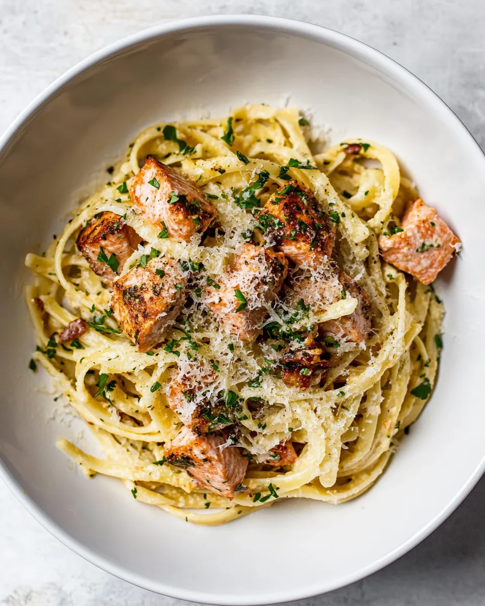 Easy Cajun Salmon Pasta recipe photo