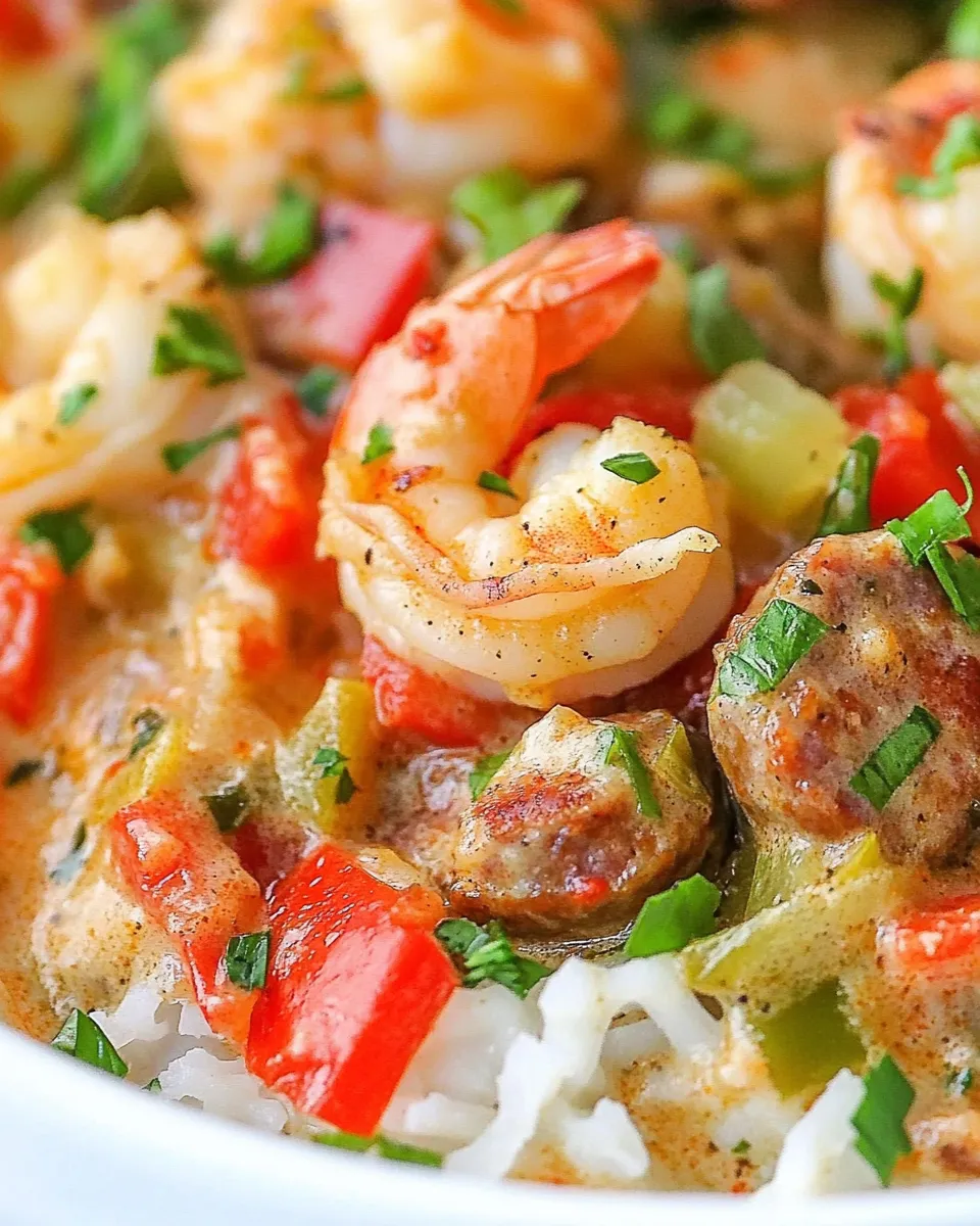 Classic Cajun Shrimp and Sausage image