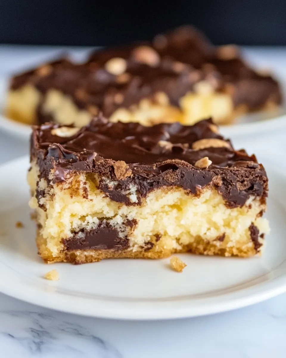 Homemade Cake Mix Bars recipe photo