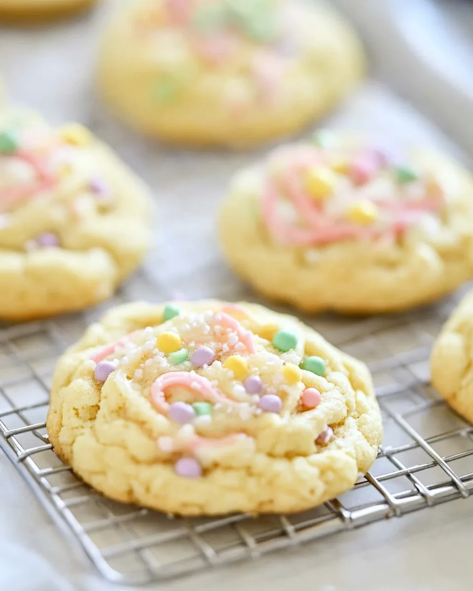 Delicious Cake Mix Cookies shot