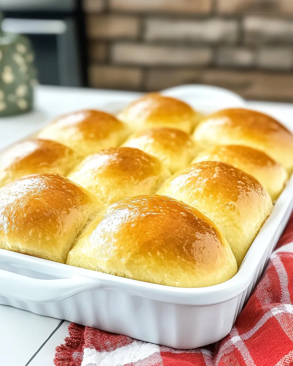 Delicious Cake Mix Dinner Rolls shot