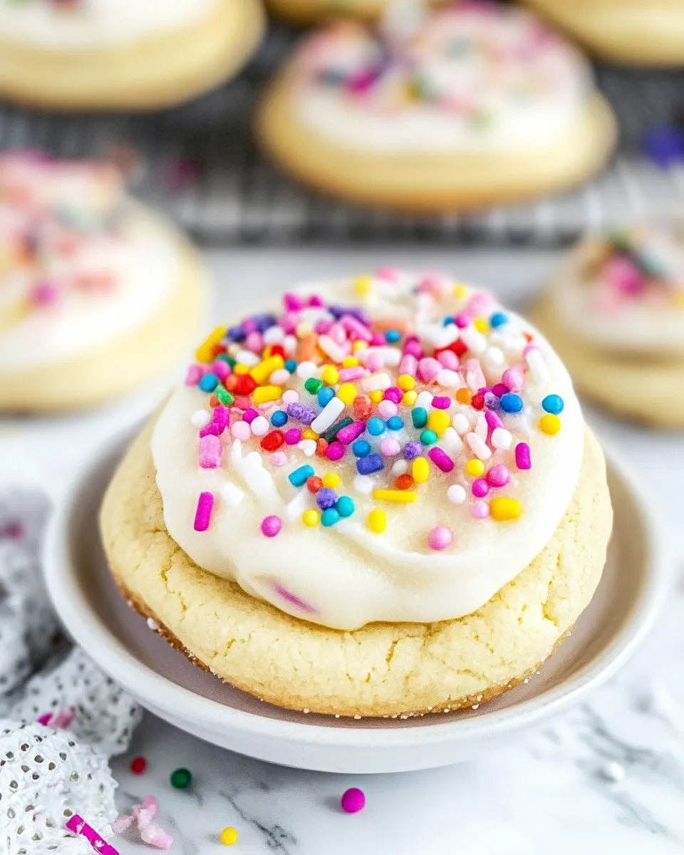 Delicious Cake Mix Sugar Cookies shot