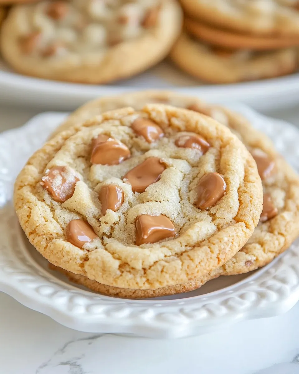 Homemade Caramel Cookies photo