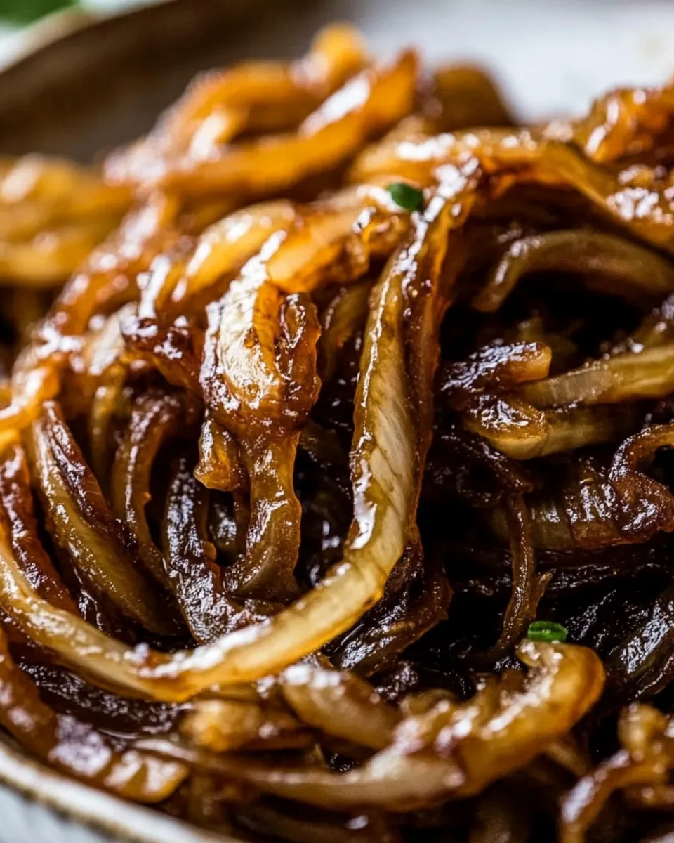 Easy Caramelized Onions For Steak, Burgers, Sides recipe photo