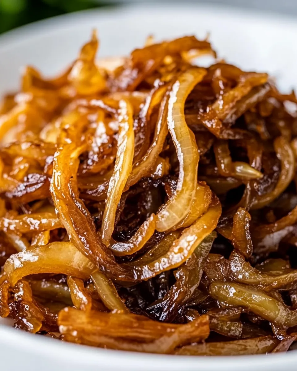 Delicious Caramelized Onions For Steak, Burgers, Sides shot