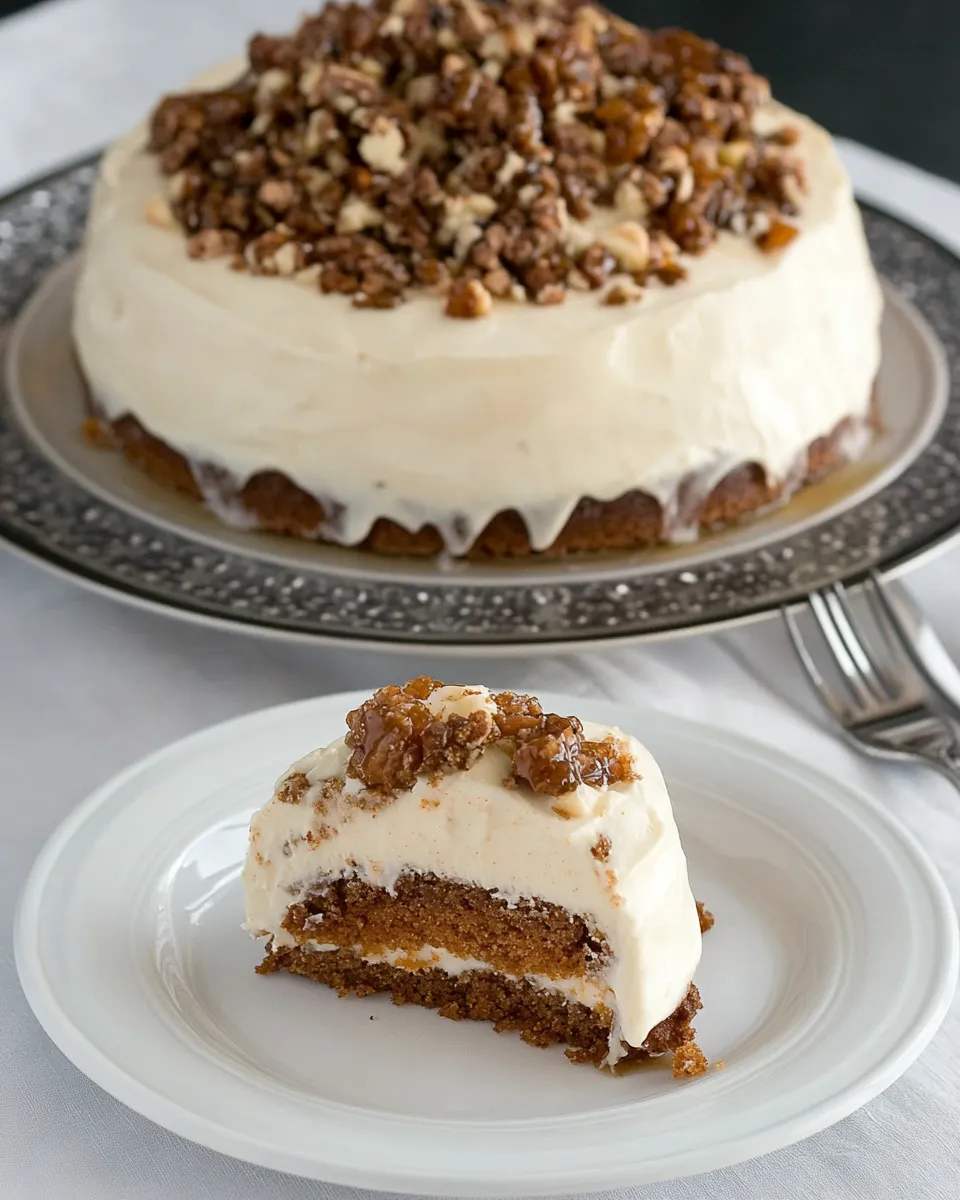 Delicious Carrot Honey Cake Recipe image