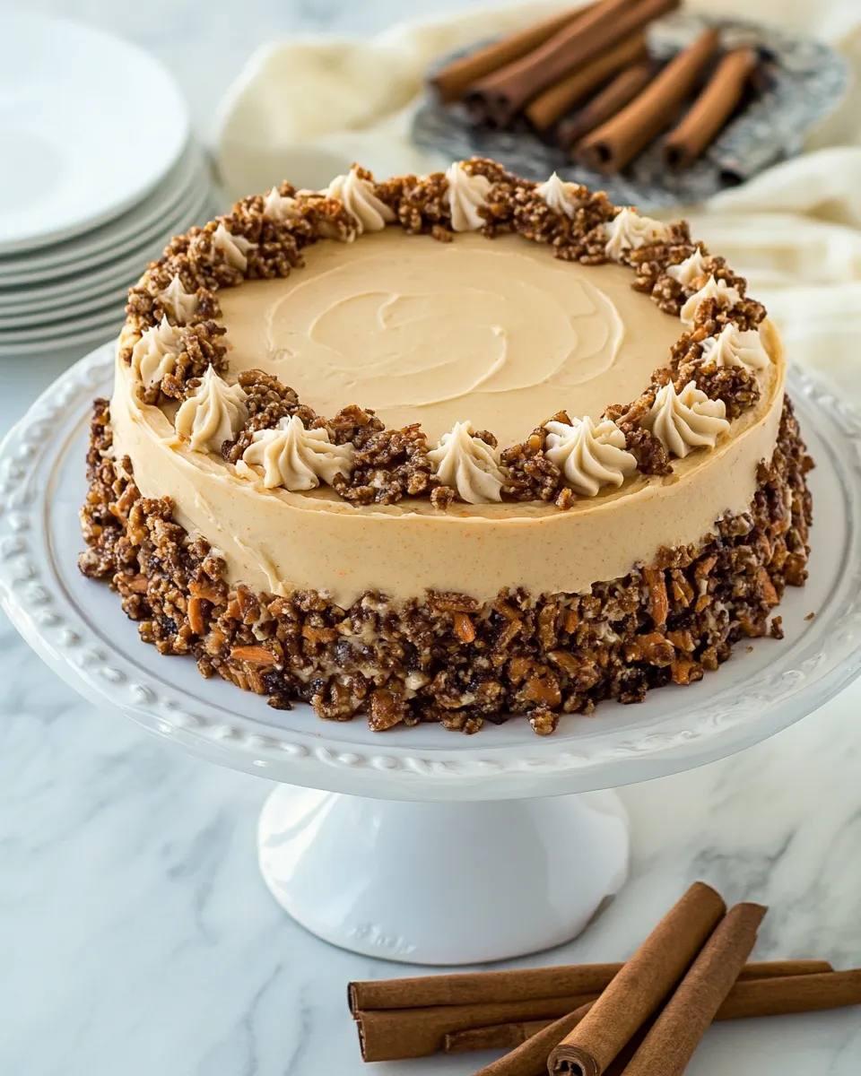 Classic Carrot Honey Cake Recipe dish photo