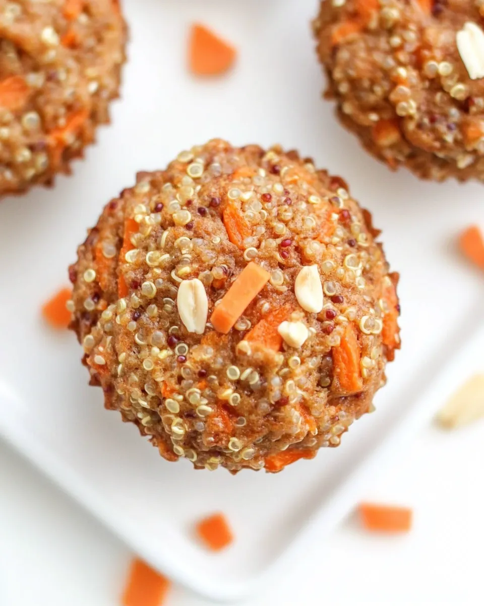 Easy Carrot Quinoa Muffins recipe photo