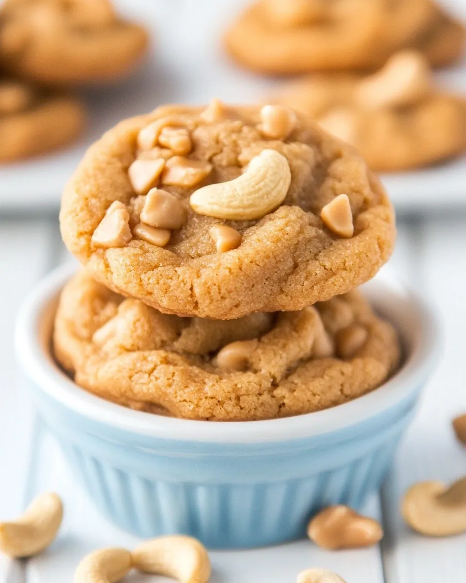Classic Cashew Butterscotch Pudding Cookies image