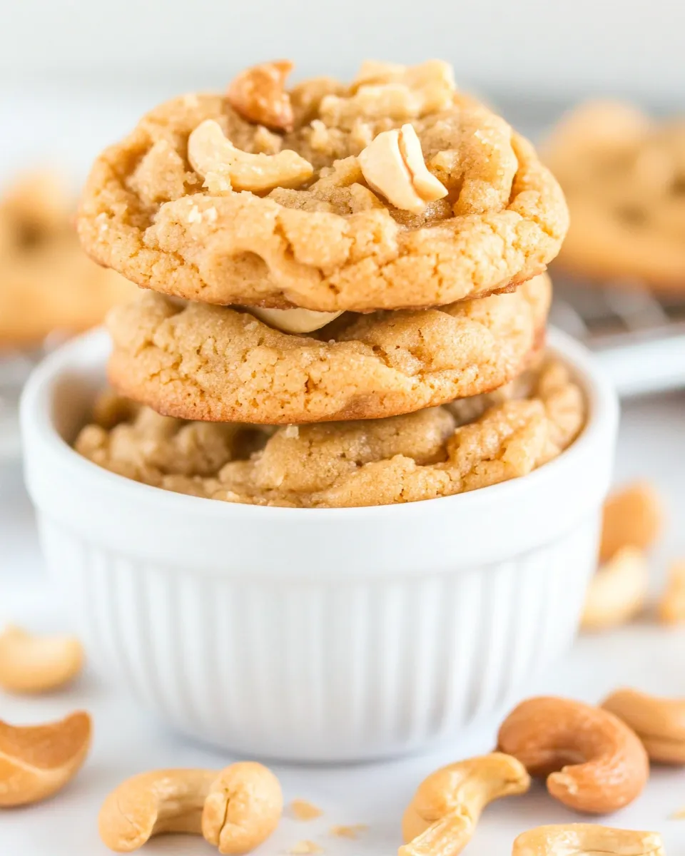 Easy Cashew Butterscotch Pudding Cookies recipe photo