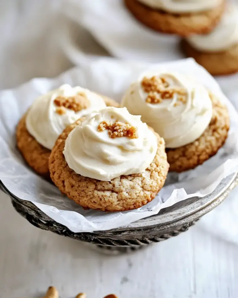 Homemade Cashew Cookies with Brown Butter Frosting photo