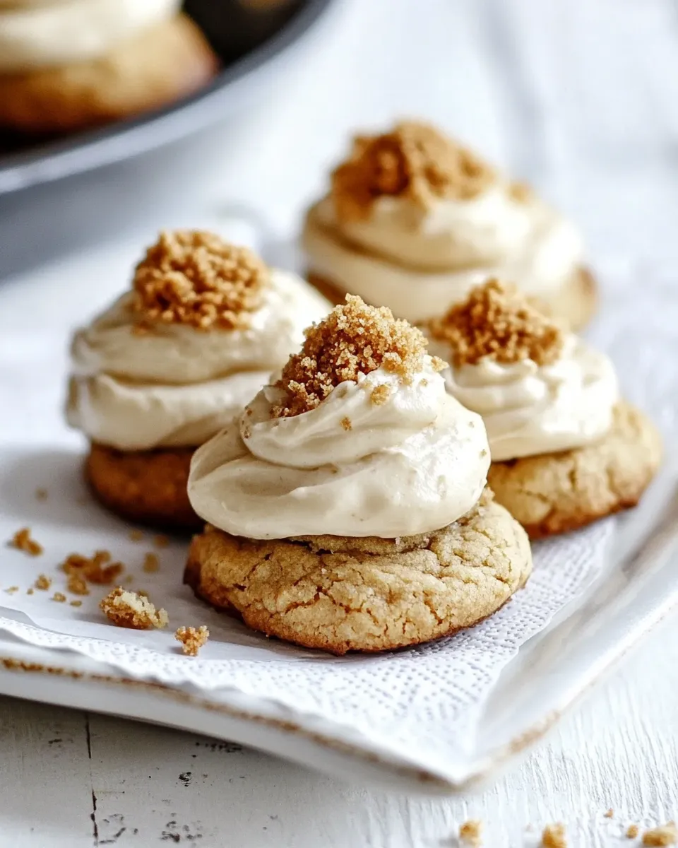 Delicious Cashew Cookies with Brown Butter Frosting image