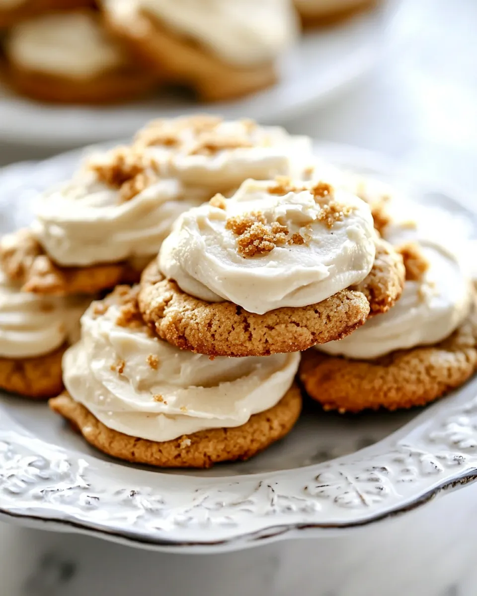 Classic Cashew Cookies with Brown Butter Frosting recipe photo