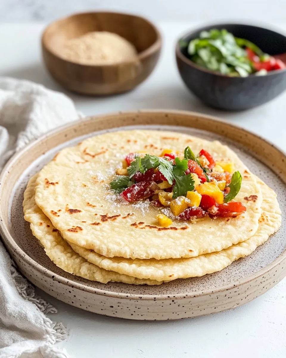 Homemade Cassava Flat Bread Breakfast photo