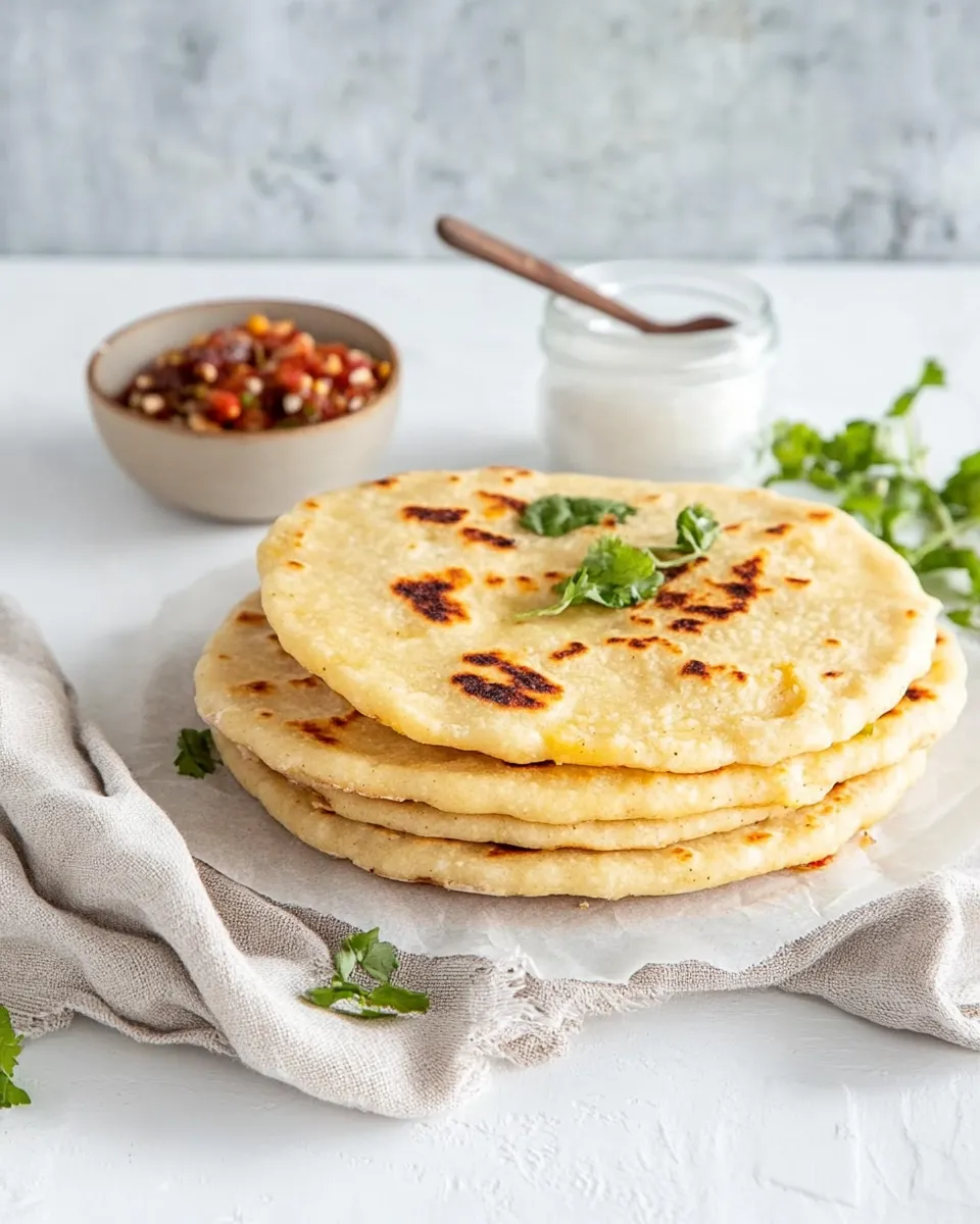 Classic Cassava Flat Bread Breakfast image