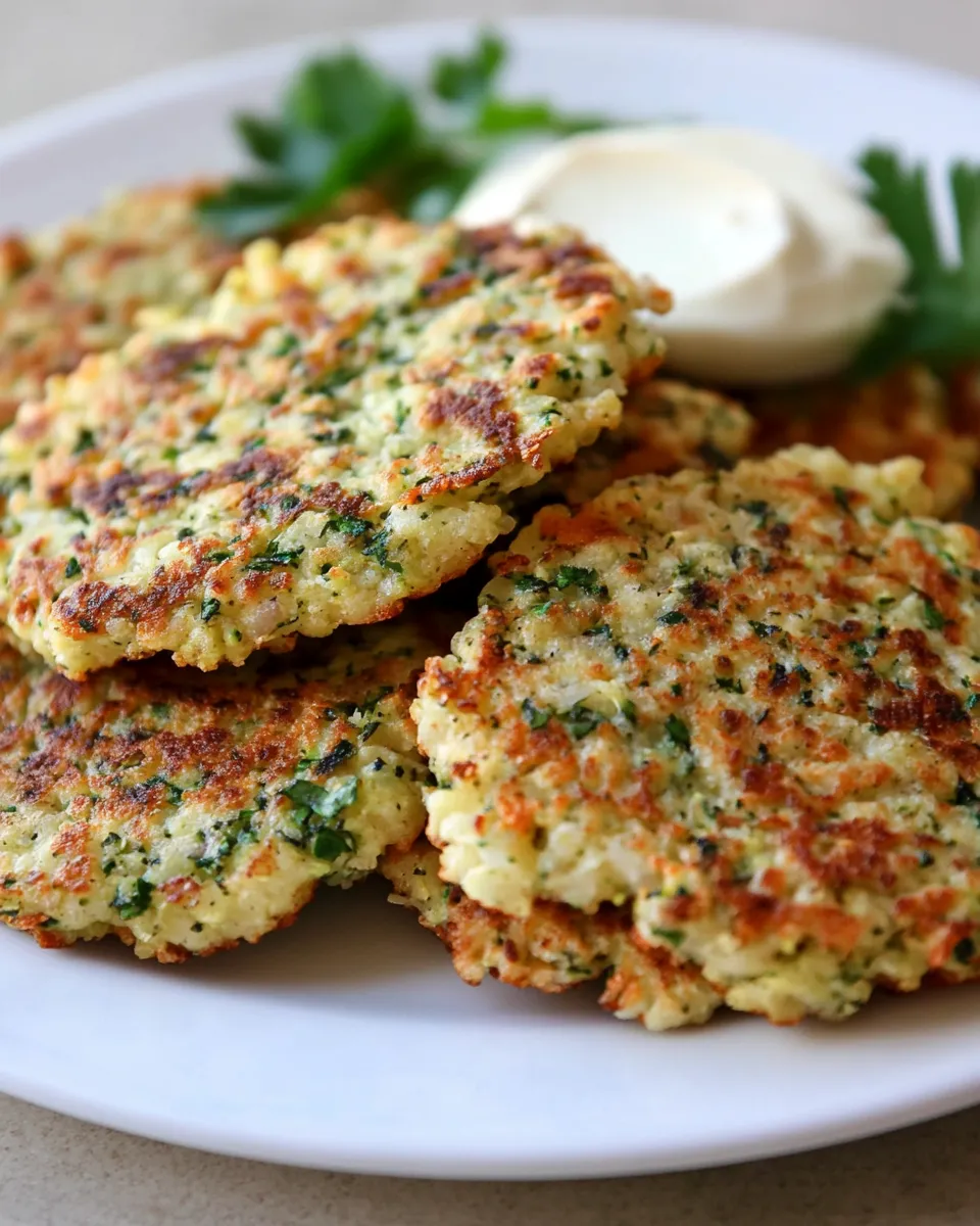Easy Cauliflower Fritters recipe photo