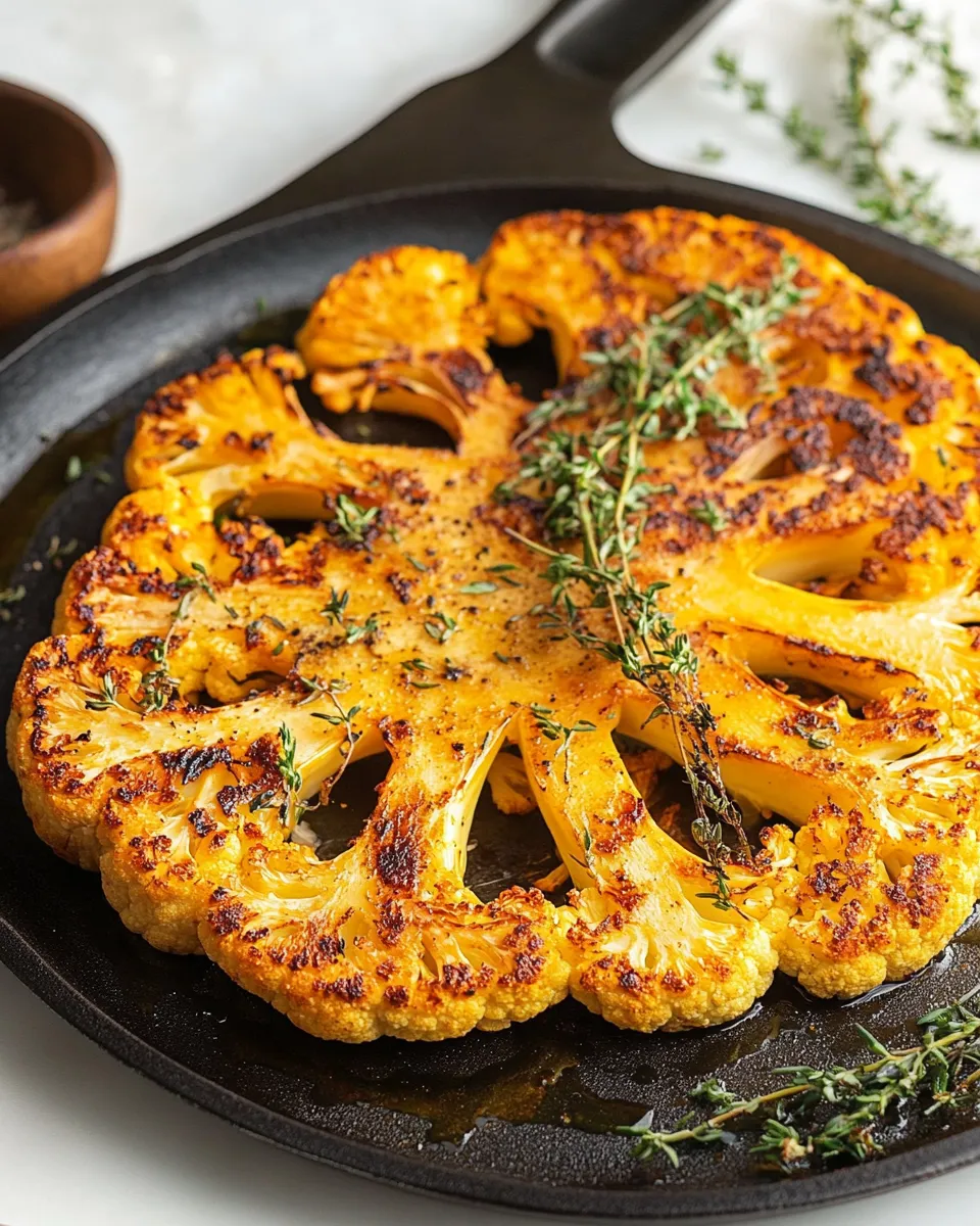 Healthy Cauliflower Steak recipe photo