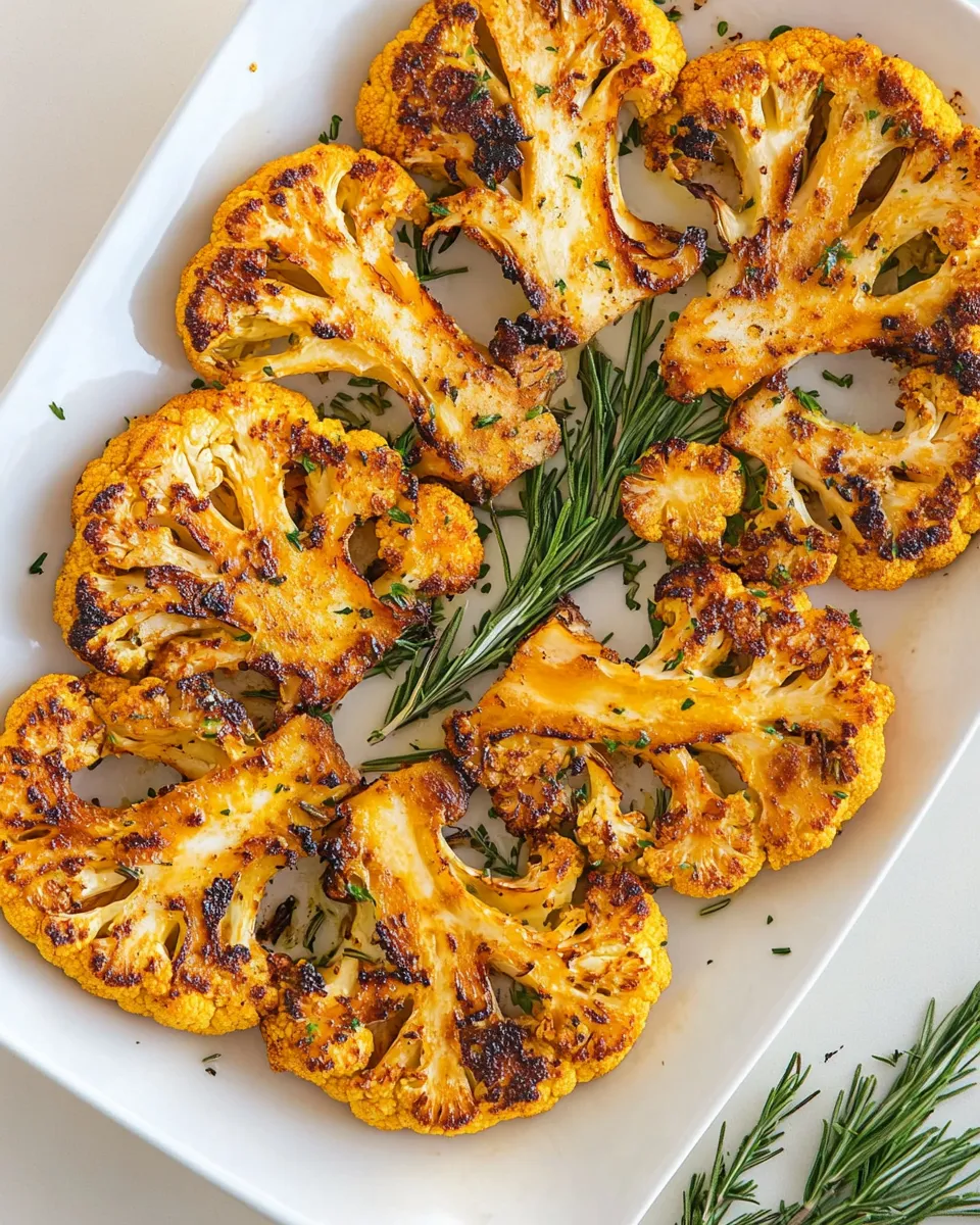 Savory Cauliflower Steak shot