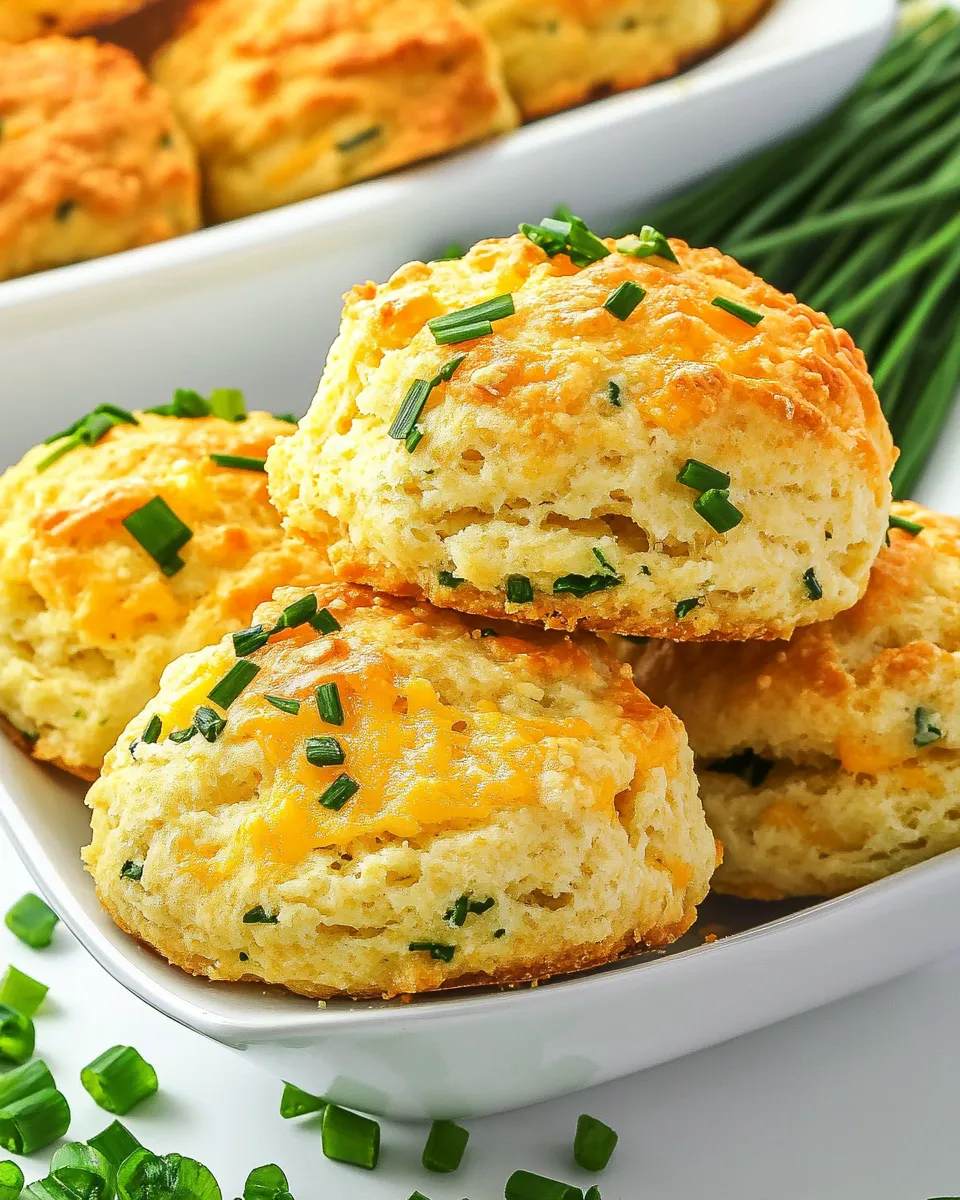 Homemade Cheddar-Chive Drop Biscuits photo