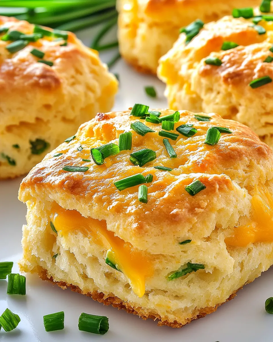 Delicious Cheddar-Chive Drop Biscuits recipe photo