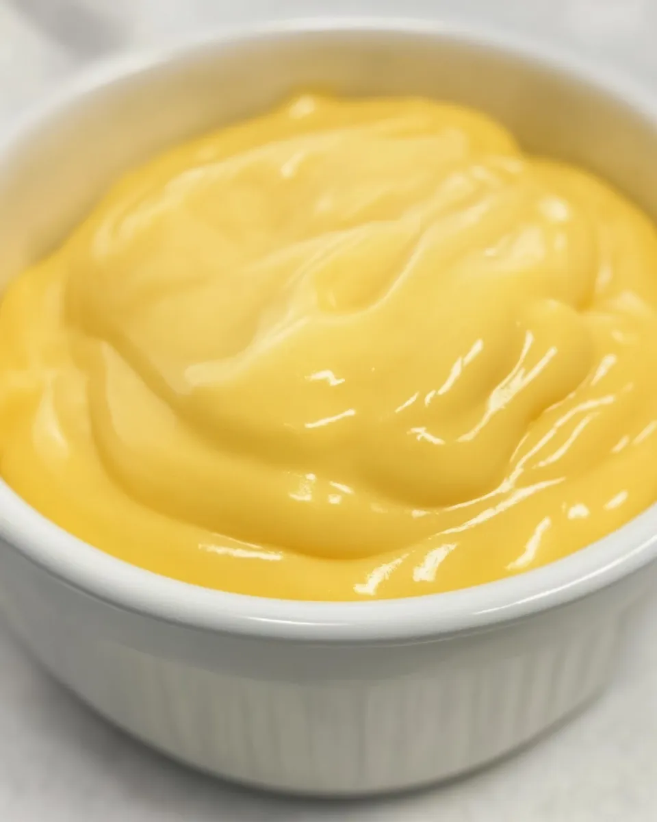Delicious Cheddar Cheese Sauce shot