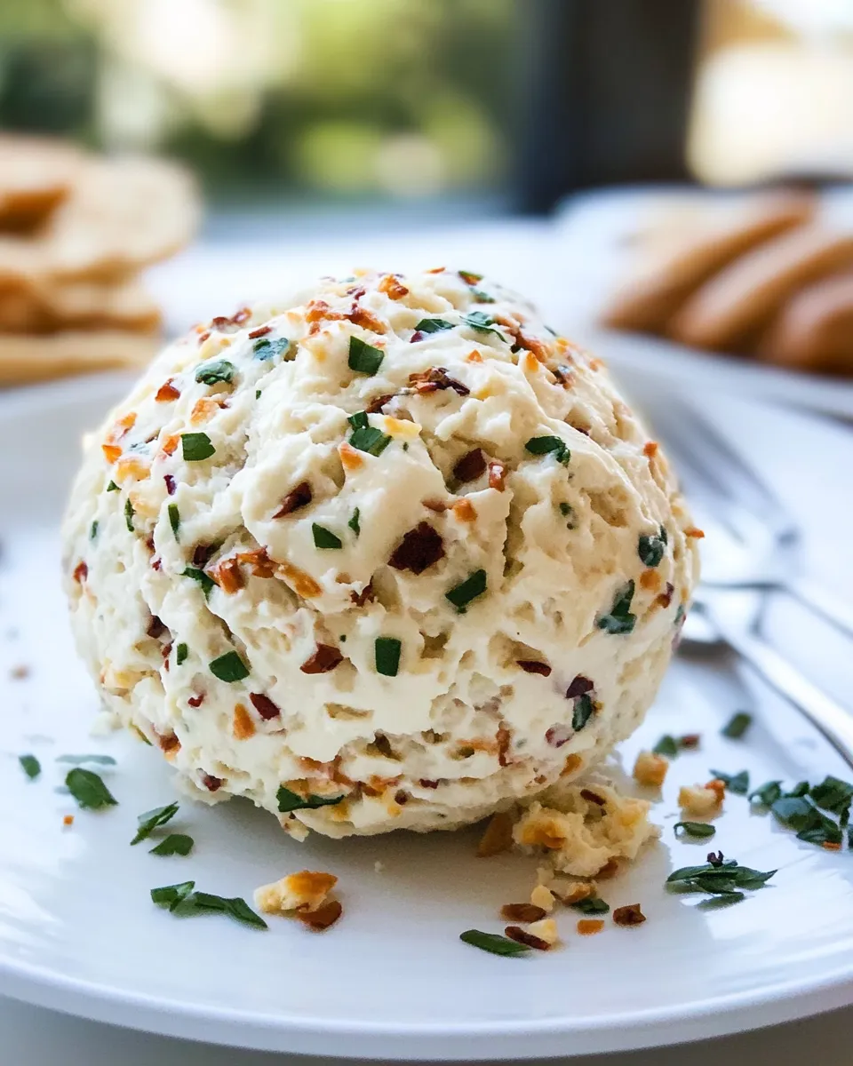 Delicious Cheese Ball shot