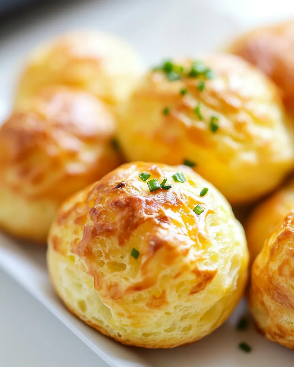 Homemade Cheese Gougeres photo