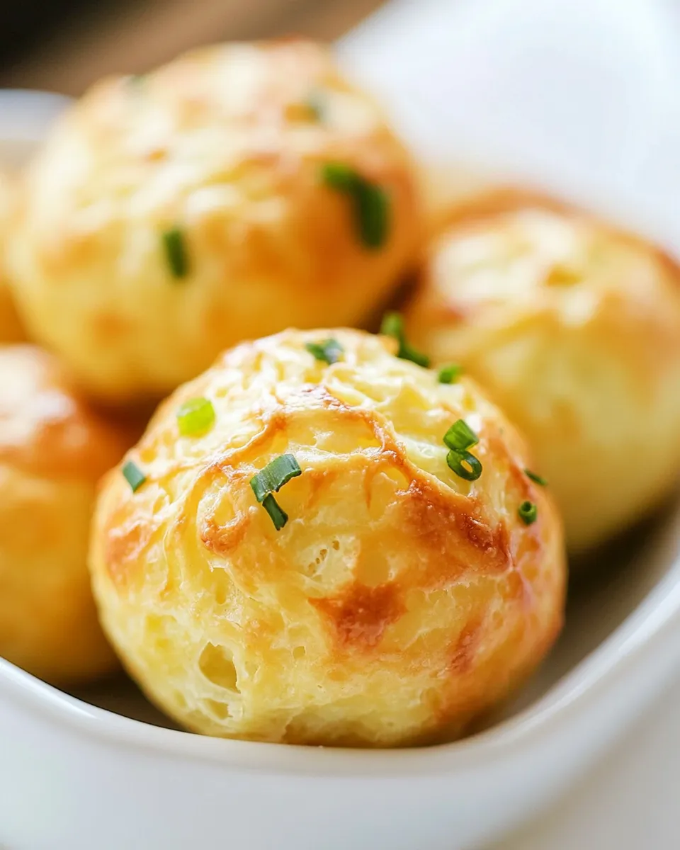 Easy Cheese Gougeres recipe photo