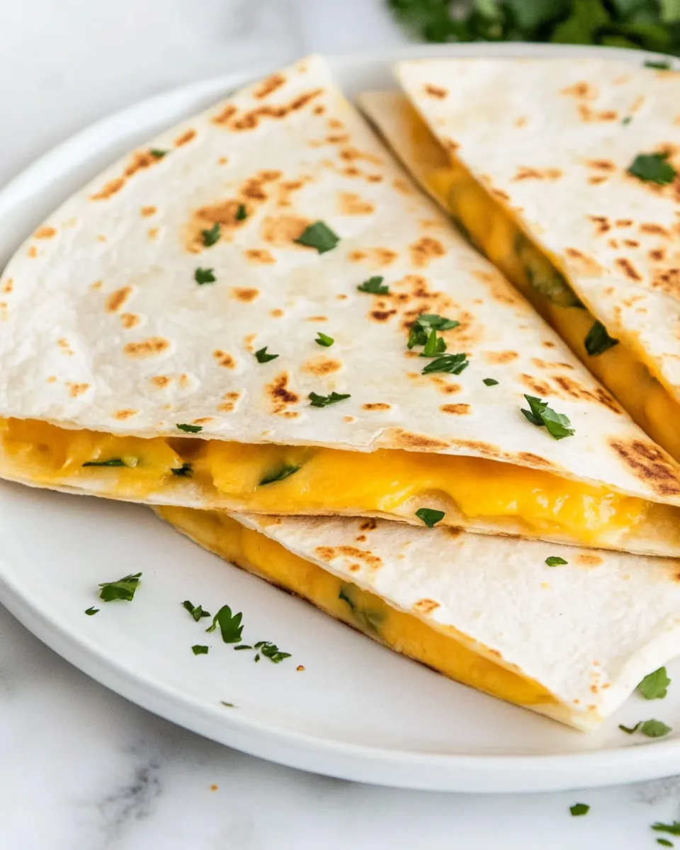 Easy Cheese Quesadilla recipe photo