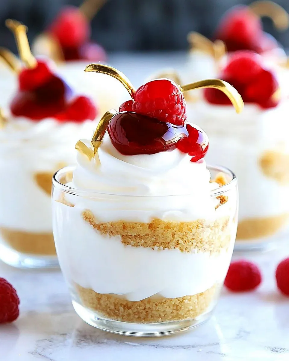 Easy Cheesecake Dessert Cups recipe photo