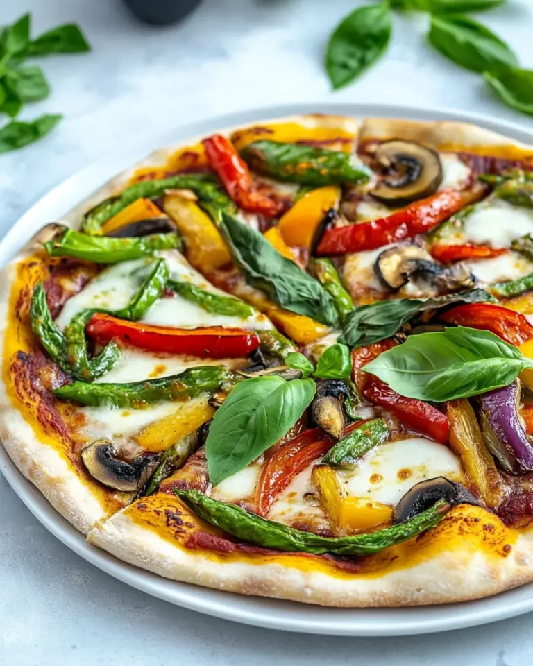 Homemade Cheeseless Pizza photo