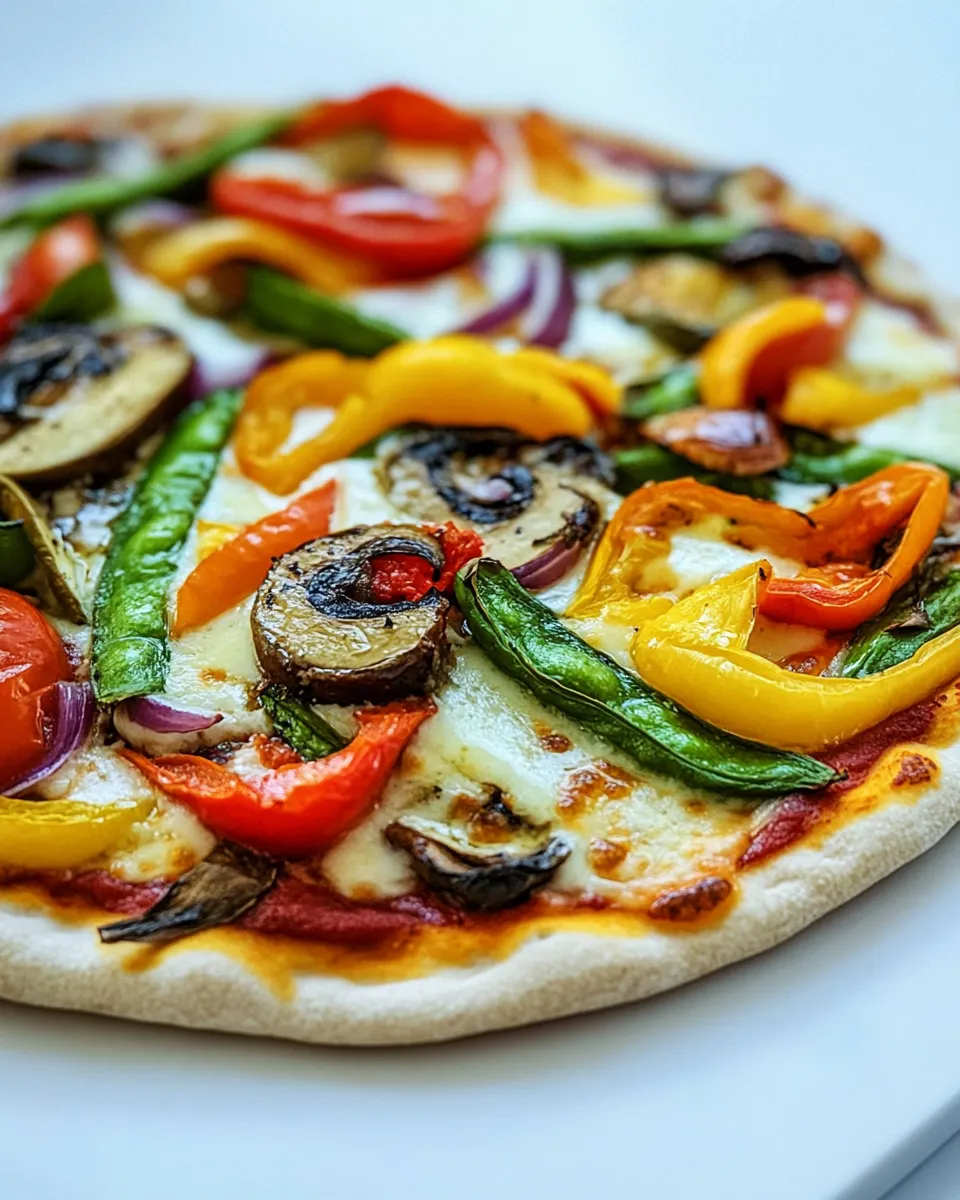 Classic Cheeseless Pizza image