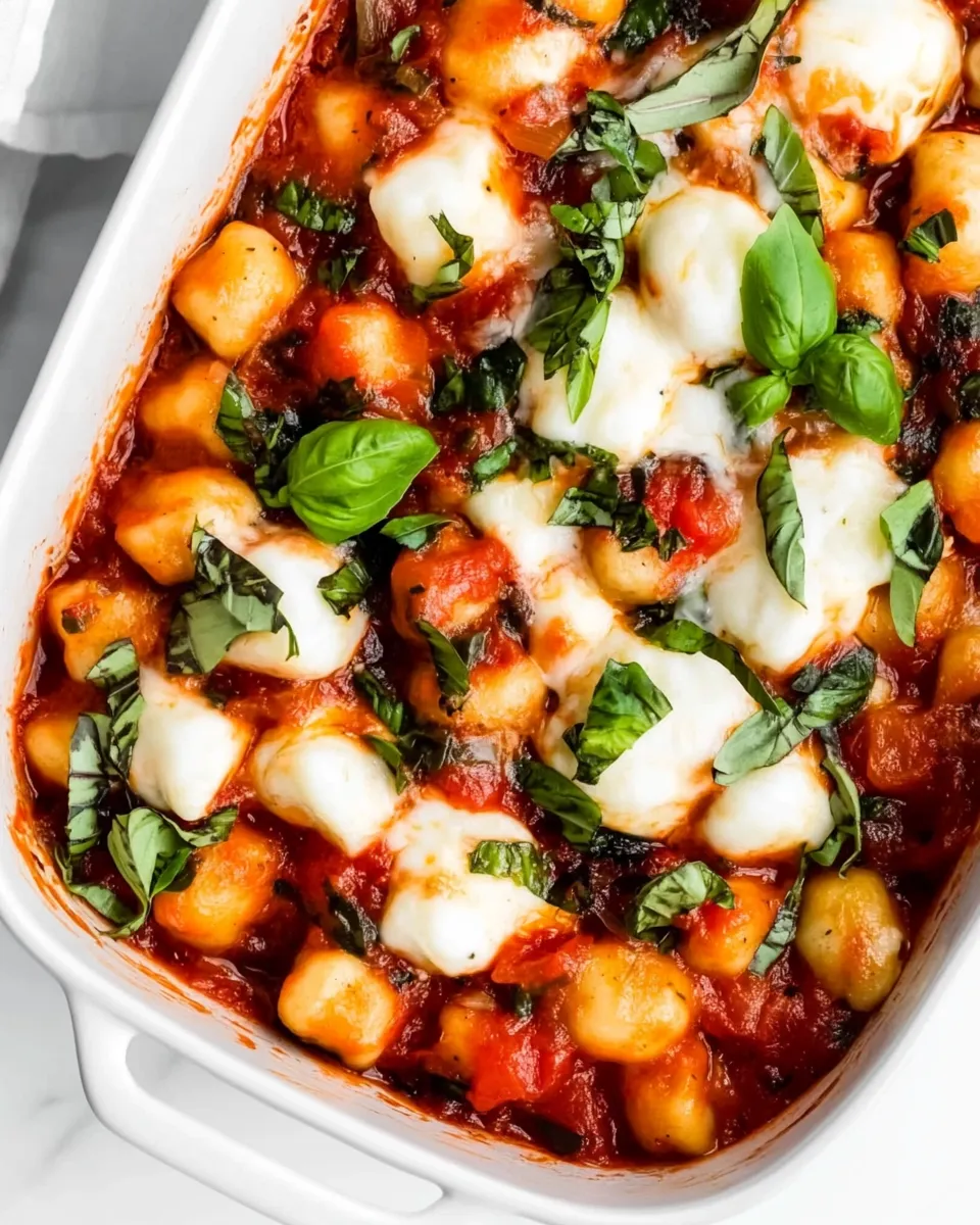 Homemade Cheesy Eggplant Gnocchi Caprese photo