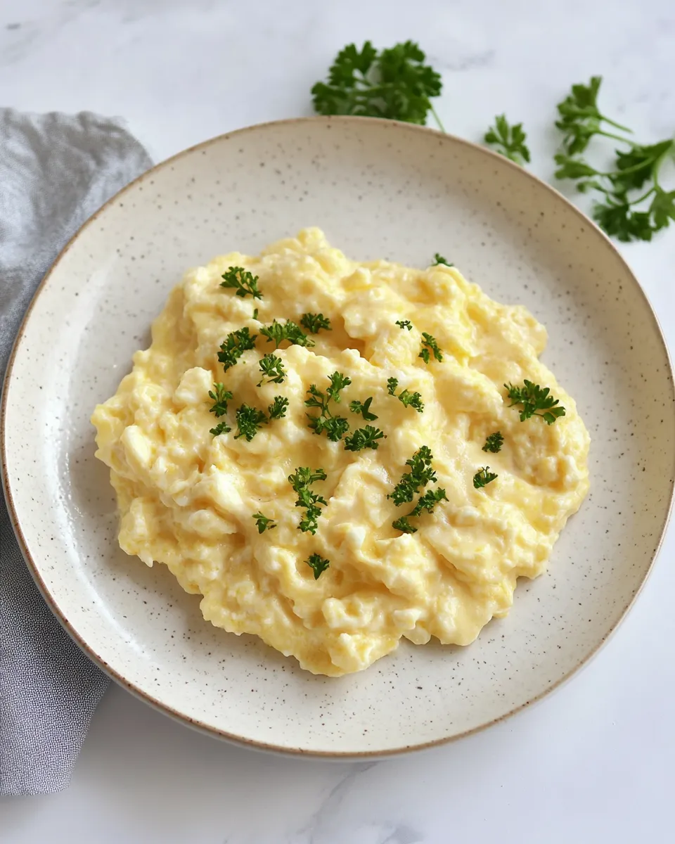 Homemade Cheesy Scrambled Eggs photo