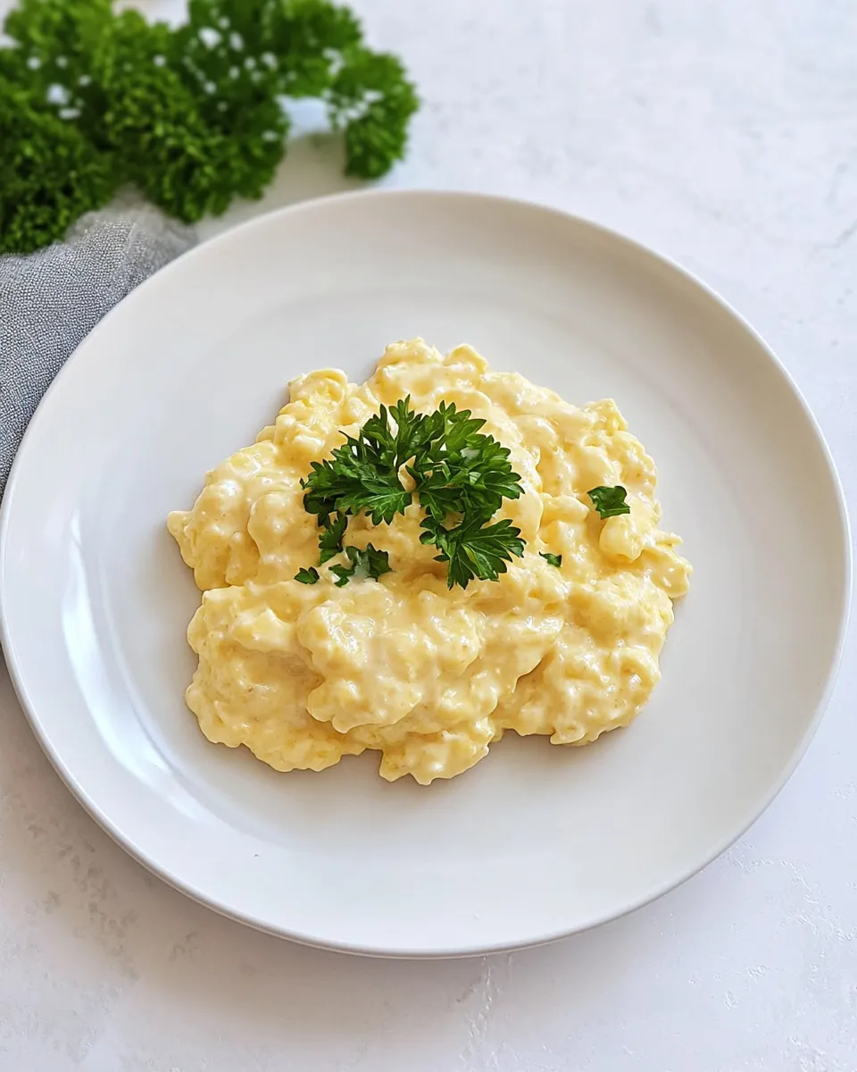 Classic Cheesy Scrambled Eggs image