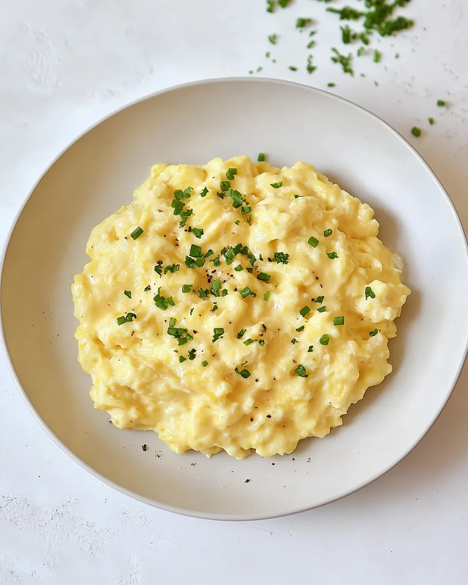Easy Cheesy Scrambled Eggs recipe photo
