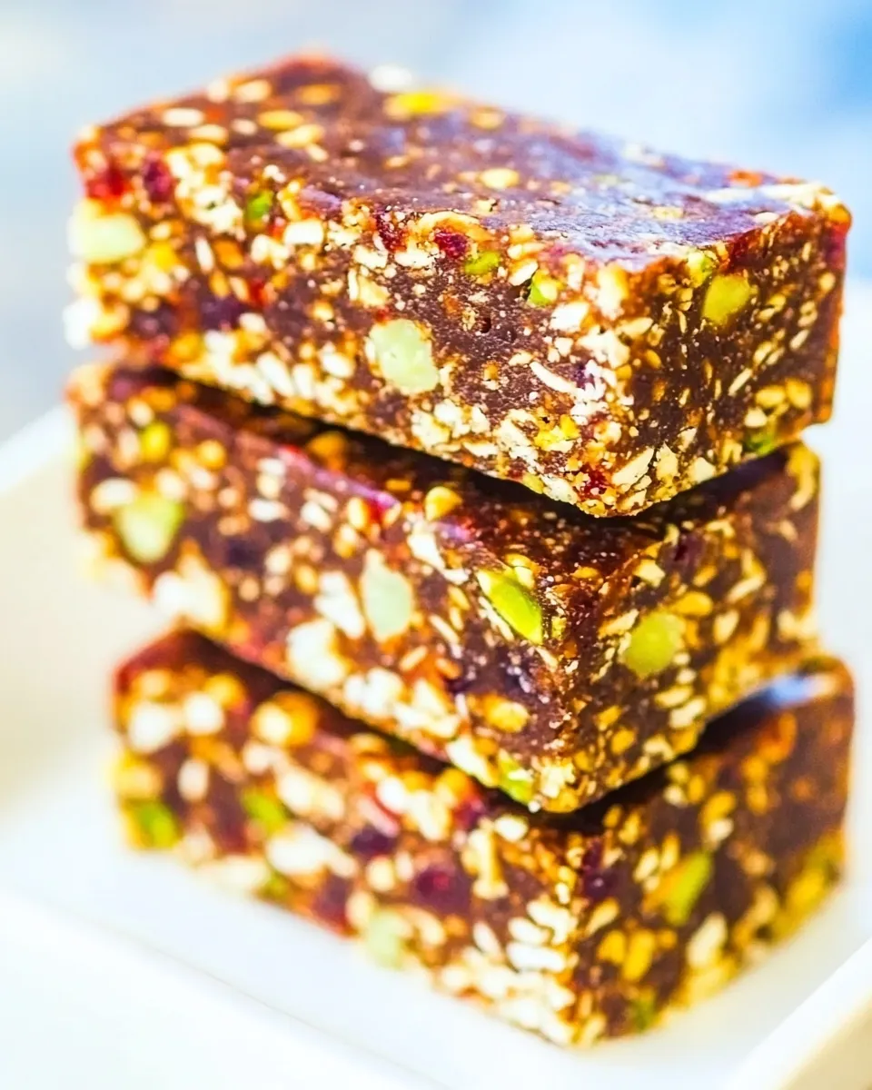 Homemade Cherry Energy Bars photo