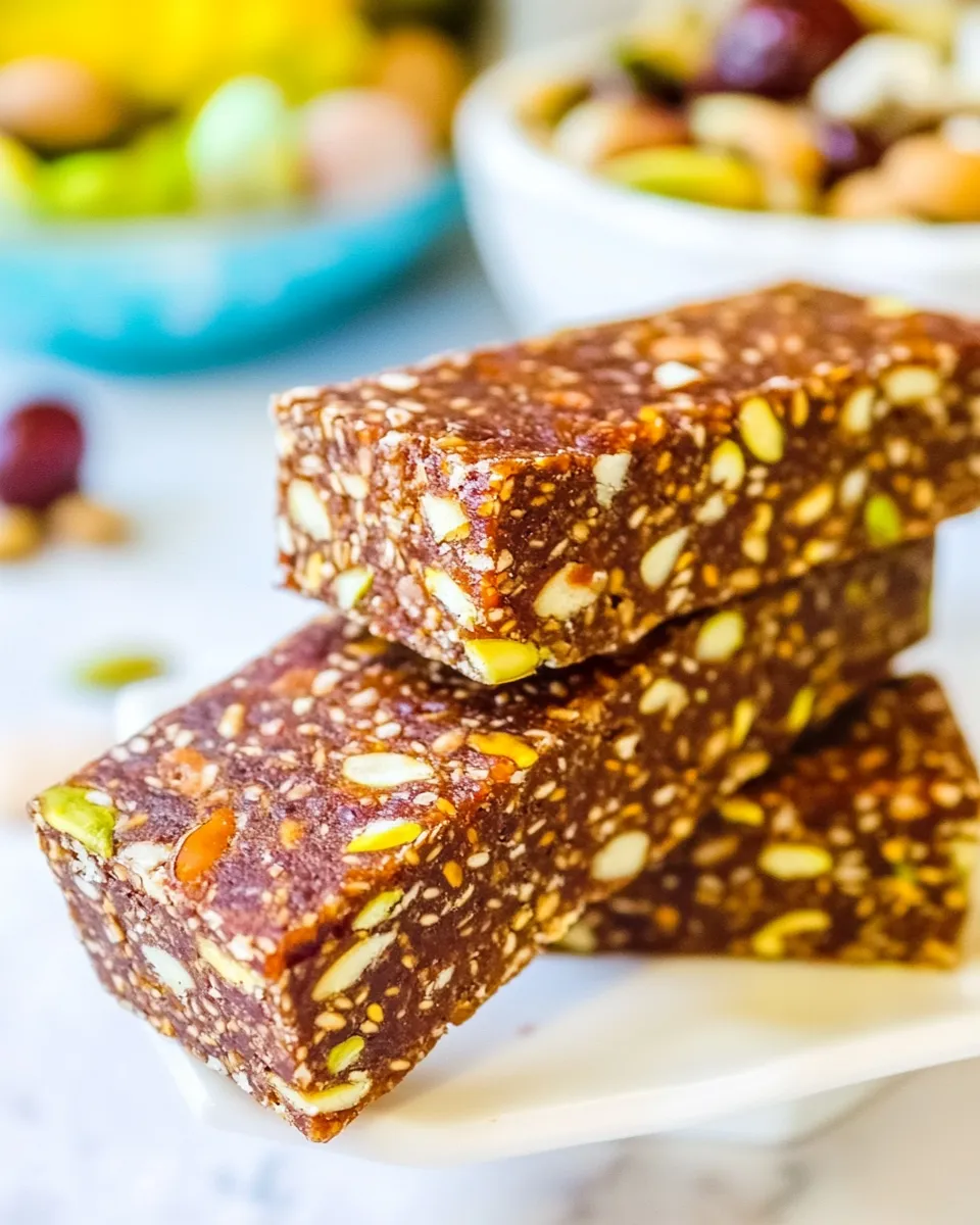Easy Cherry Energy Bars recipe photo