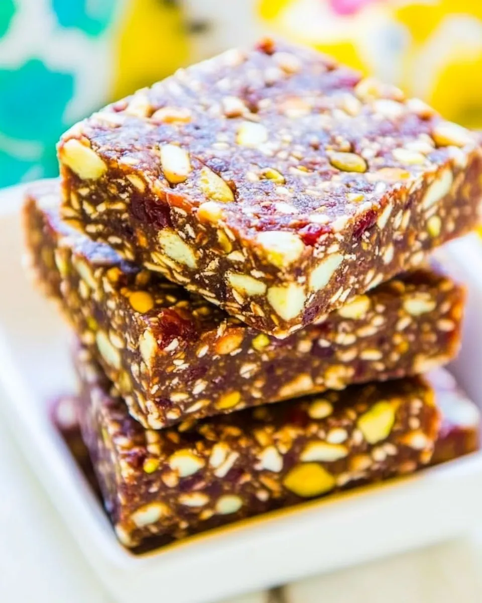 Delicious Cherry Energy Bars shot