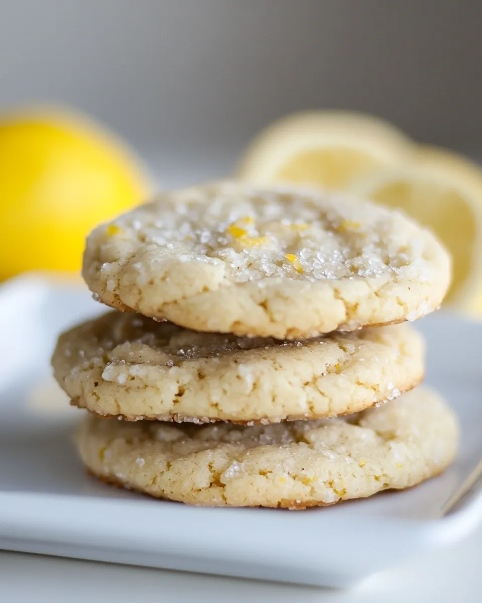 Classic Chewy Lemon Cookies. image
