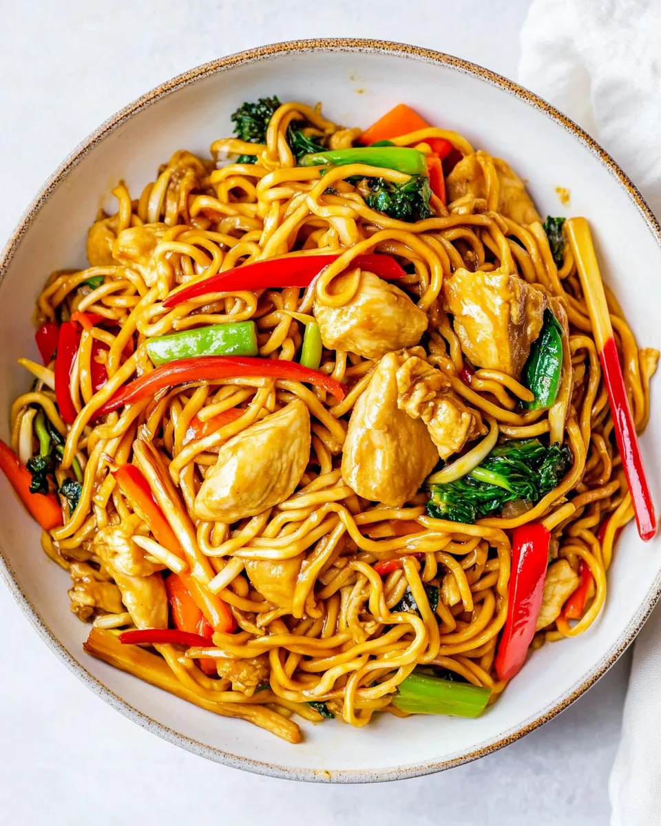 Delicious Chicken Chow Mein Recipe dish photo