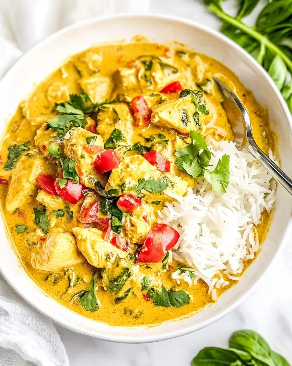 Homemade Chicken Coconut Curry Recipe photo