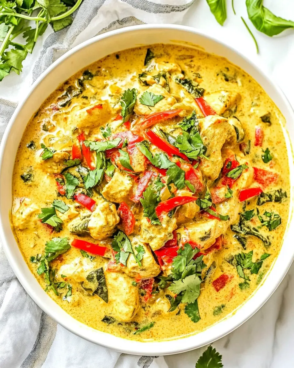 Delicious Chicken Coconut Curry Recipe dish photo
