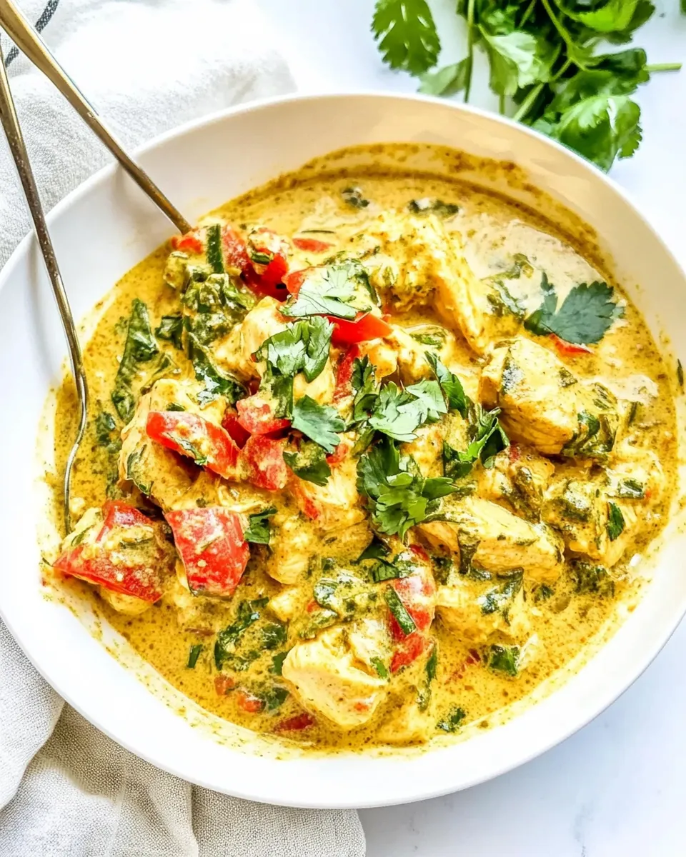 Quick Chicken Coconut Curry Recipe recipe image