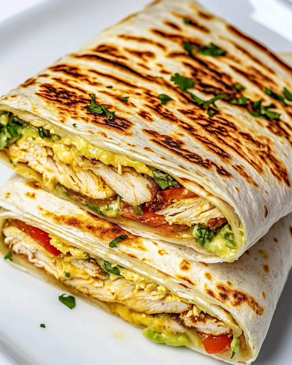 Delicious Chicken Crunchwrap Supreme shot