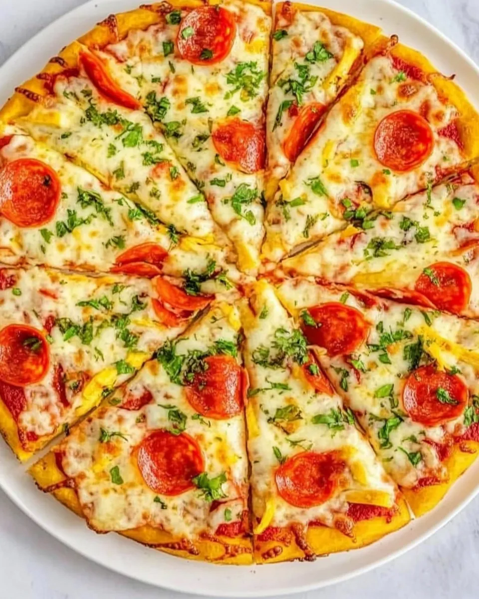 Easy Chicken Crust Pizza image