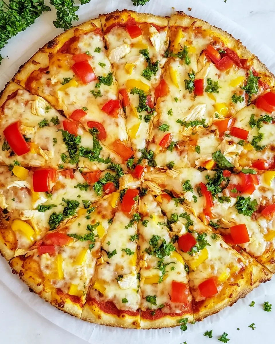 Delicious Chicken Crust Pizza recipe photo